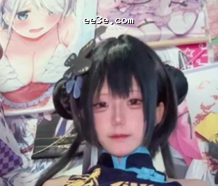 颜值女孩cos废柴女孩****特写 完美还原碧蓝档案龙华妃咲反差感拉满
