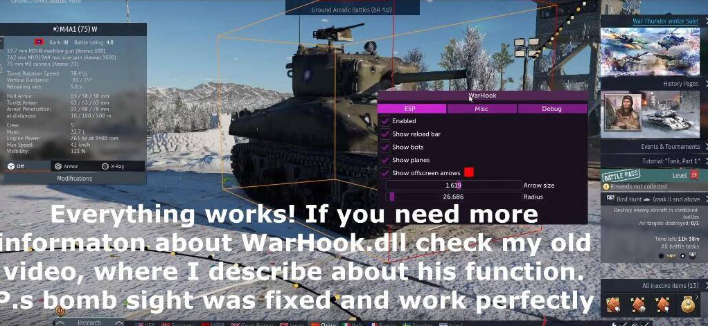 War Thunder 战争雷霆 透视自瞄免费*v1.7