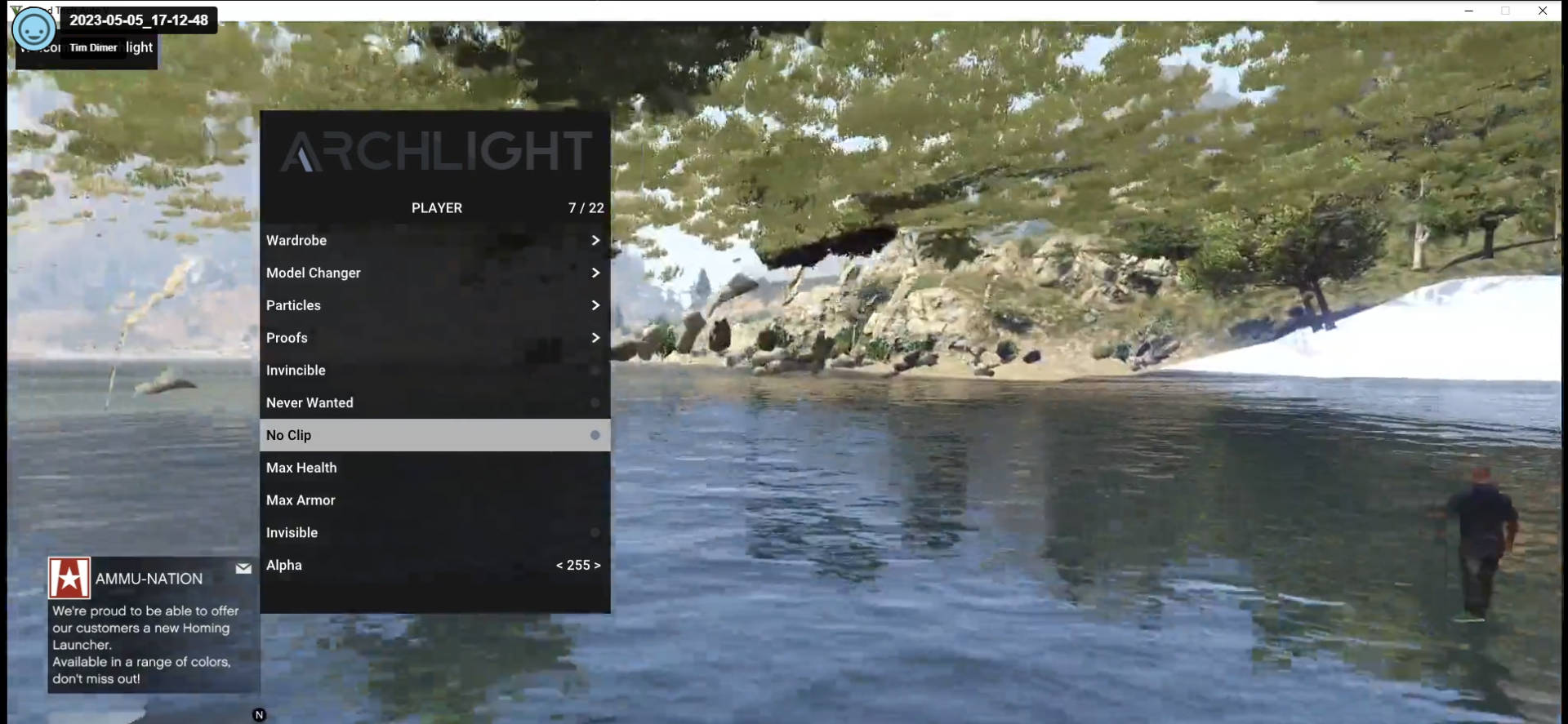 *工具] GTA5 – Archlight国外菜单最新*版 [ 2023/5/9 ] [ Ultra Jack