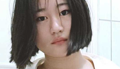 台湾新竹 有点婴儿肥的中学学妹 发给男朋友的视频