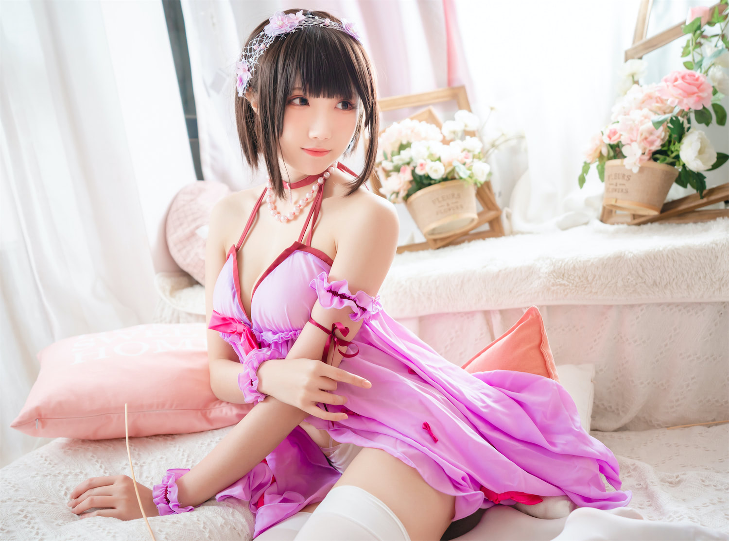 瓜希酱 加藤惠睡衣