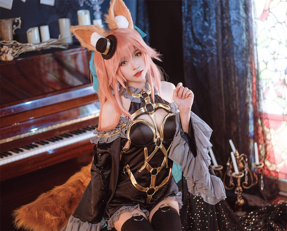 大大卷卷小卷 玉藻前漆黑魔术服