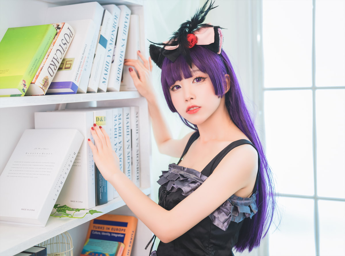 水淼aqua 黑猫小礼服