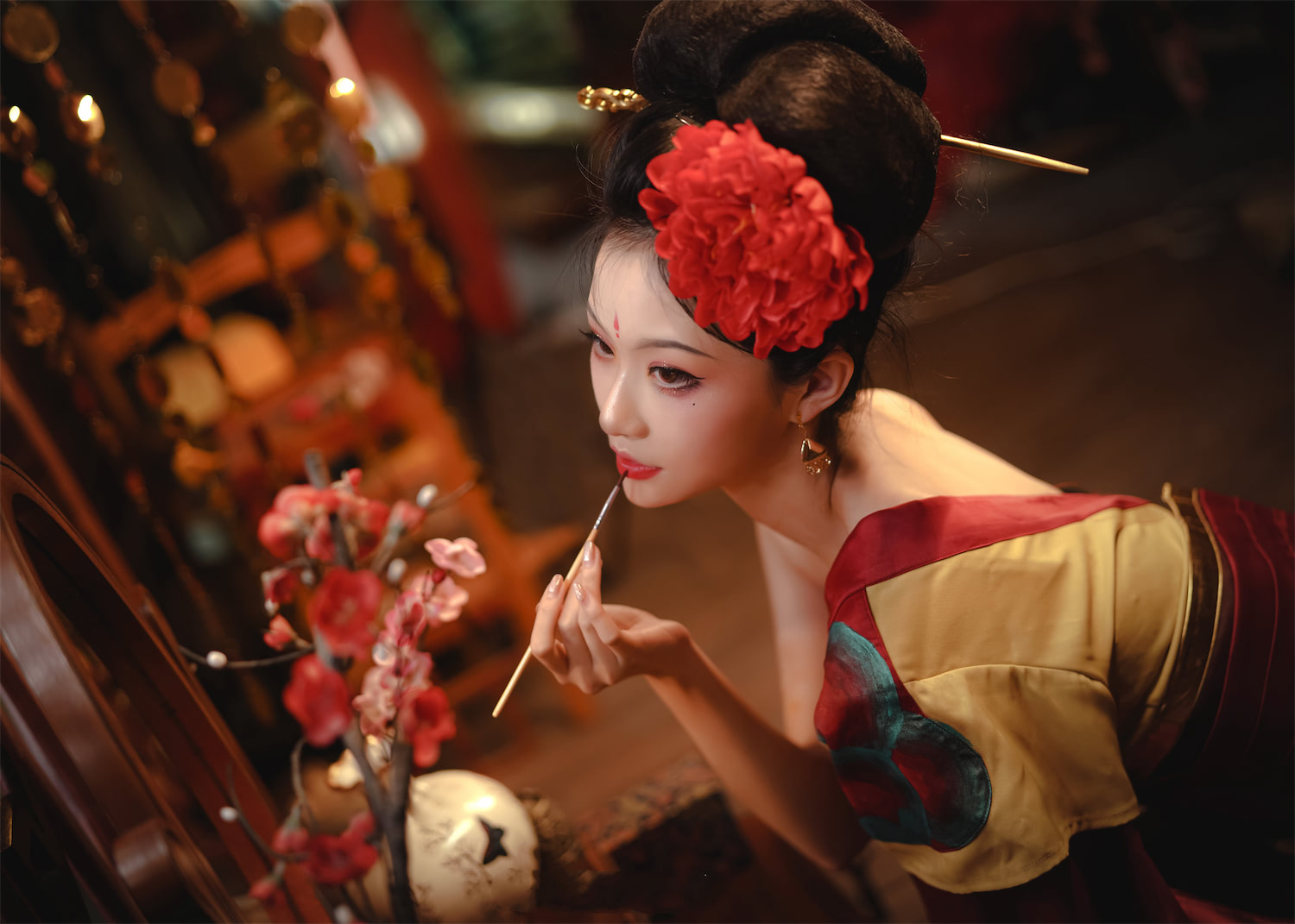 沧霁桔梗 琵琶女