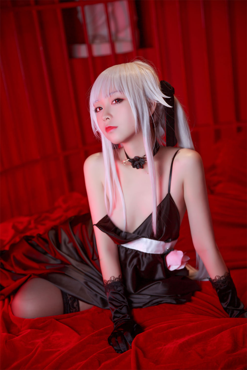G44不会受伤 雾枝黑裙礼服