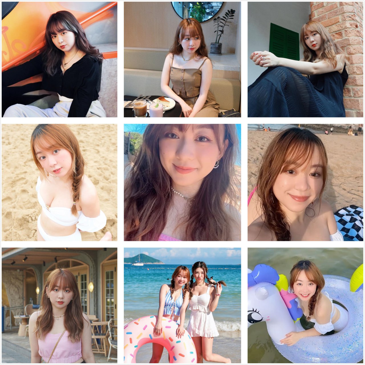 编号 mn157  #香港 有魅力大胸美女 生活日常 朋友聚会 下午