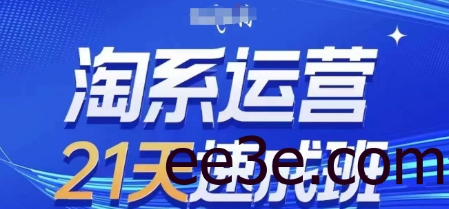 淘系运营21天速成班(更新24年12月)，0基础轻松搞定淘系运营，不做假把式