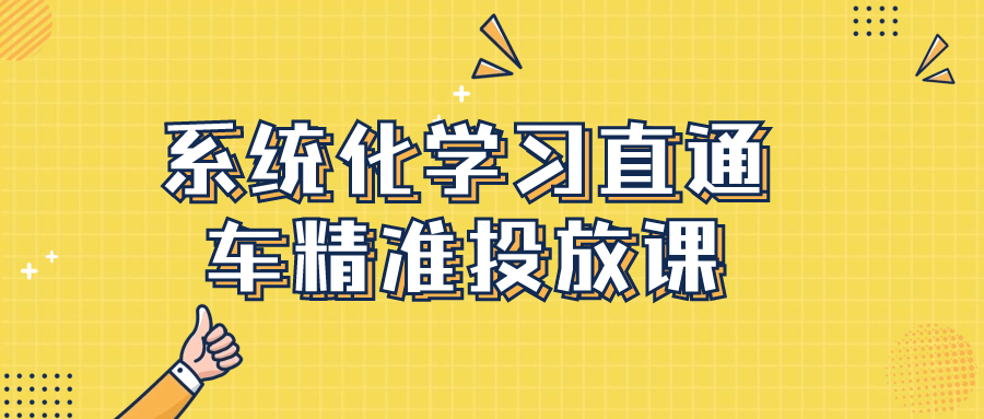 系统化学习直通车*准投放课